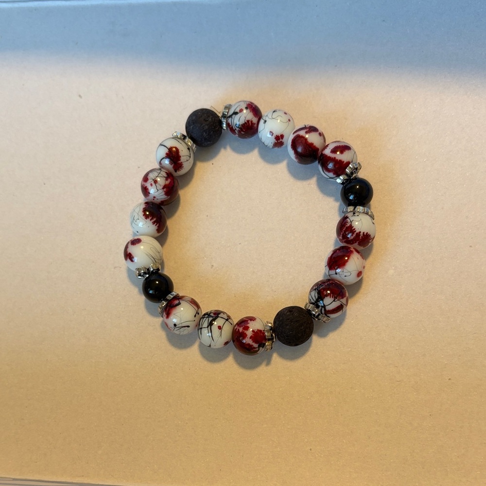 Handmade Oil Diffuser Beaded Bracelet